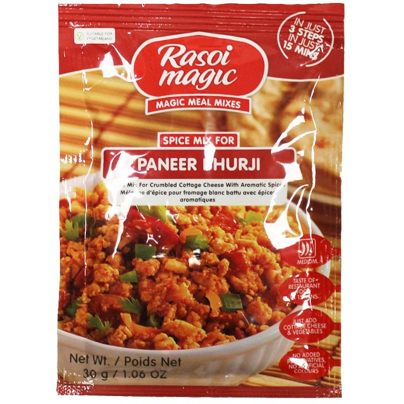 Case of 12 - Rasoi Magic Paneer Bhurji - 30 Gm (1.05 Oz)