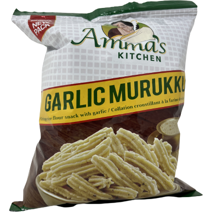 Case of 20 - Amma's Kitchen Garlic Murukku - 200 Gm (7 Oz)