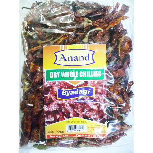 Anand Dry Whole Chillies Guntur Byadagi - 100 Gm (3.5 Oz)