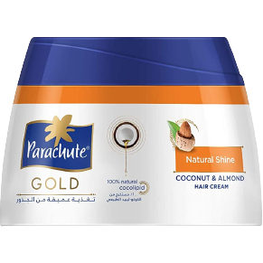 Parachute Gold Natural Shine Hair Coconut & Almond Hair Cream - 140 Ml (4.73 Fl Oz) [50% Off]