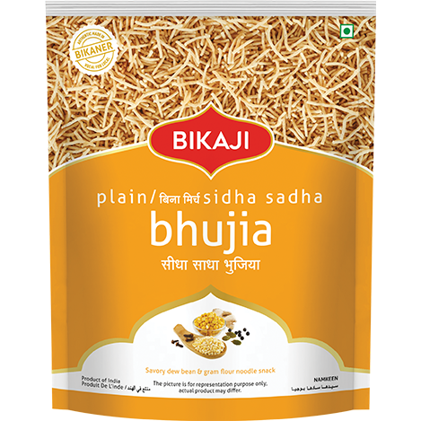 Bikaji Plain Sidha Sadha Bhujia - 400 Gm (14.1 Oz)