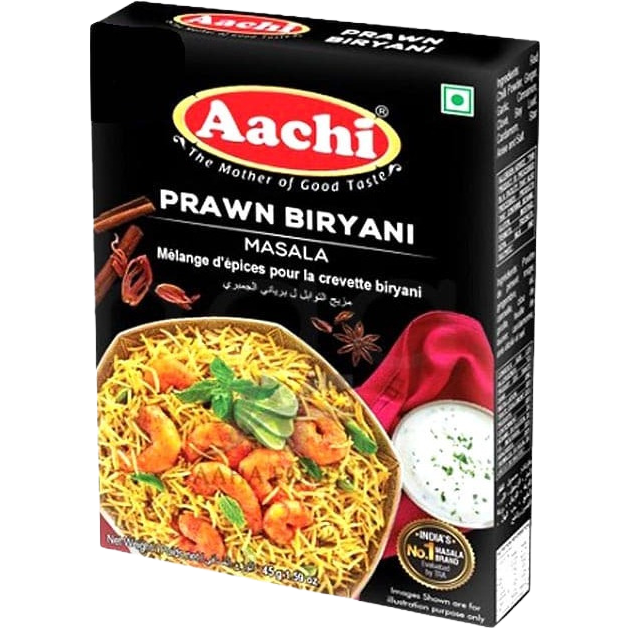 Aachi Prawn Biryani Masala - 45 Gm (1.59 Oz)