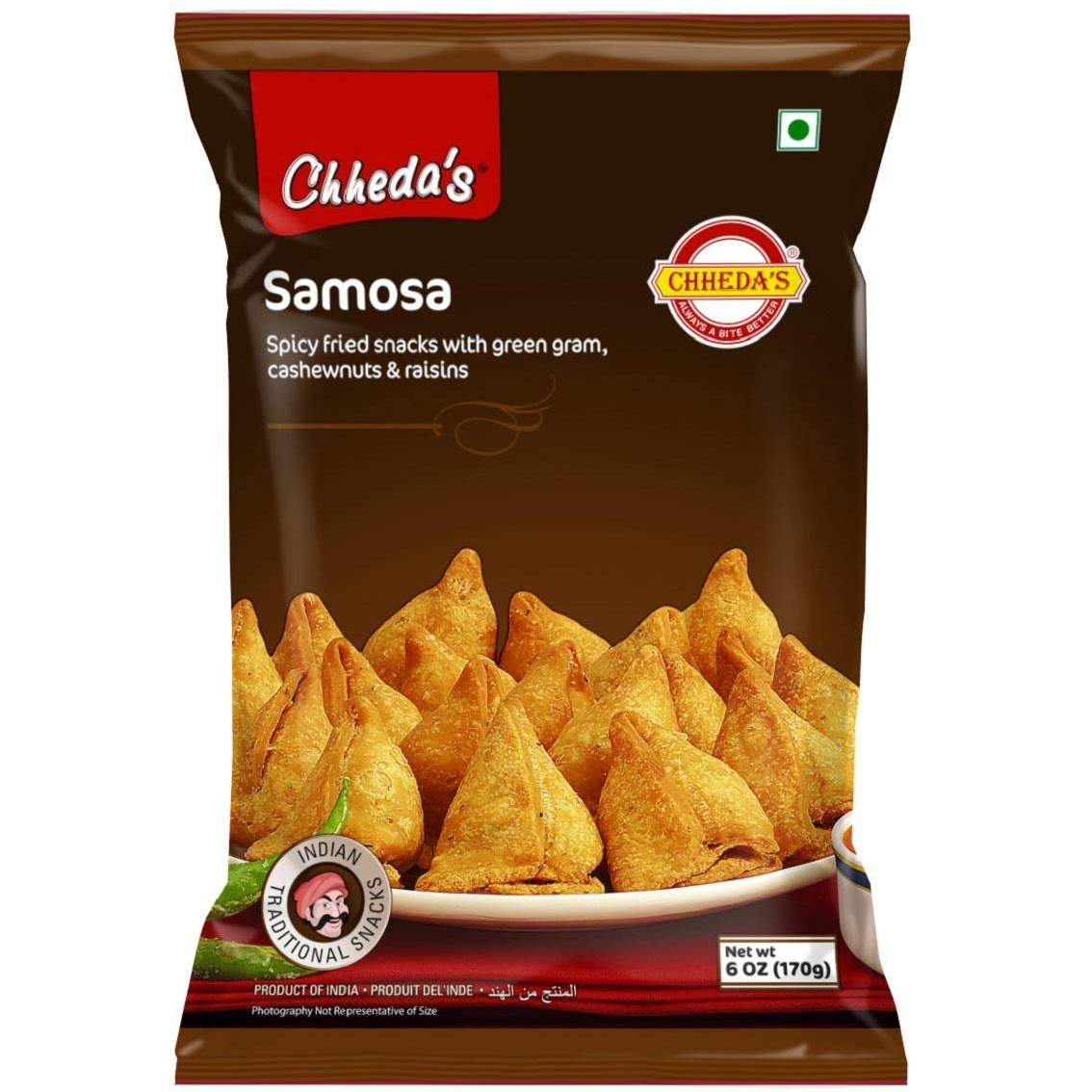 Case of 30 - Chheda's Samosa - 170 Gm (6 Oz)