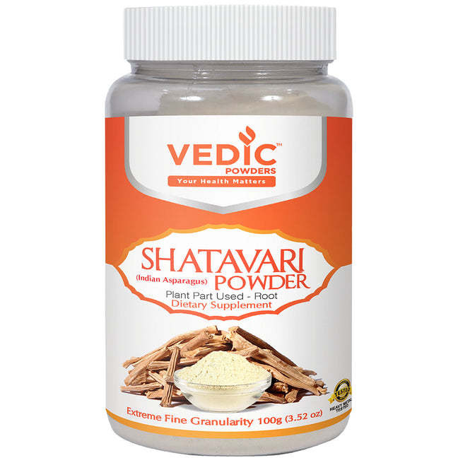 Case of 10 - Vedic Shatavari Powder - 100 Gm (3.52 Oz)