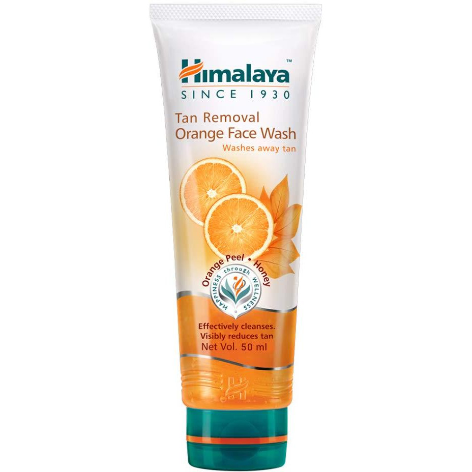 Case of 10 - Himalaya Tan Removal Orange Face Wash - 100 Ml (3.5 Oz)