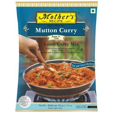 Mother's Recipe Ready To Cook Spice Mix Mutton Curry Masala - 100 Gm (3.5 Oz)