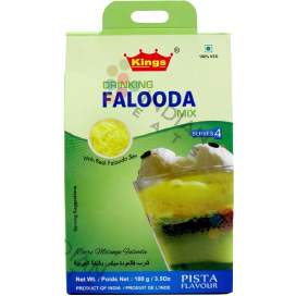 Kings Falooda Mix Pista Flavor - 100 Gm (3.5 Oz)
