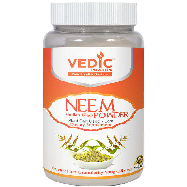 Case of 10 - Vedic Neem Powder - 100 Gm (3.52 Oz)