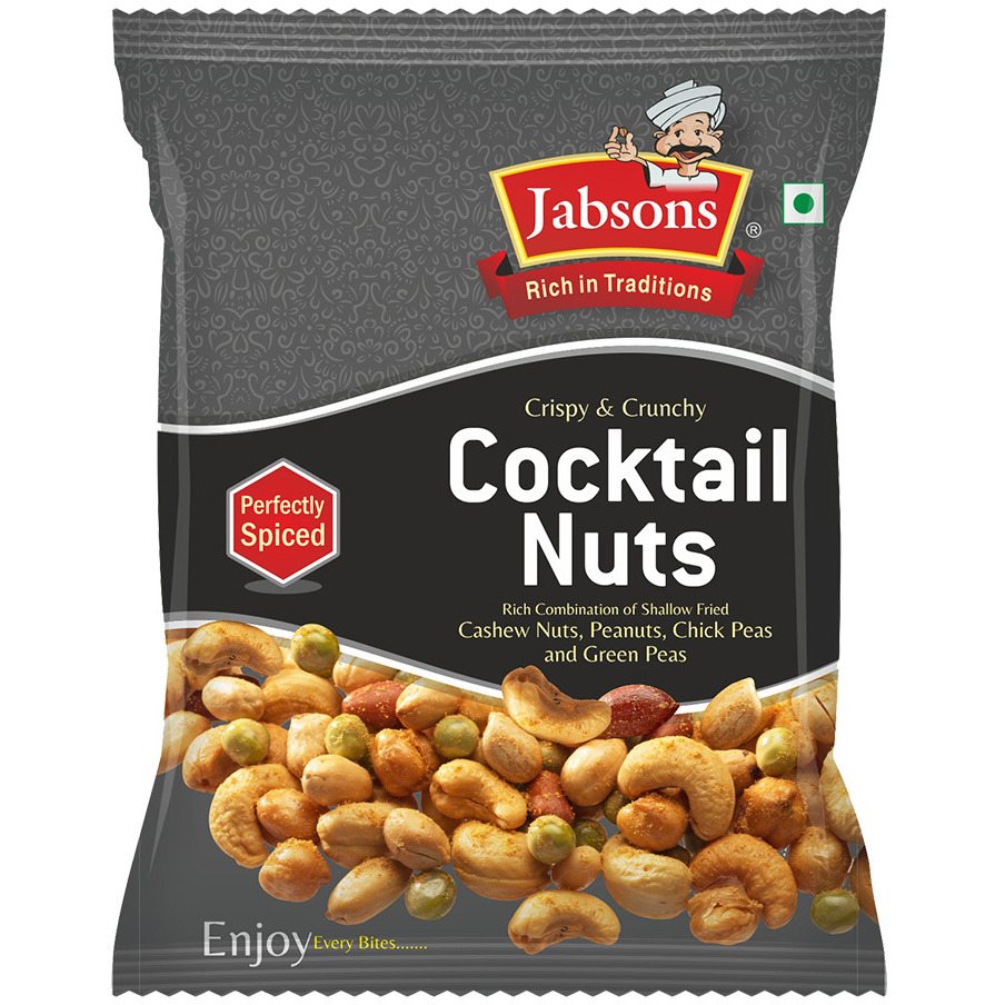 Jabsons Cocktail Nuts - 120 Gm (4.2 Oz)