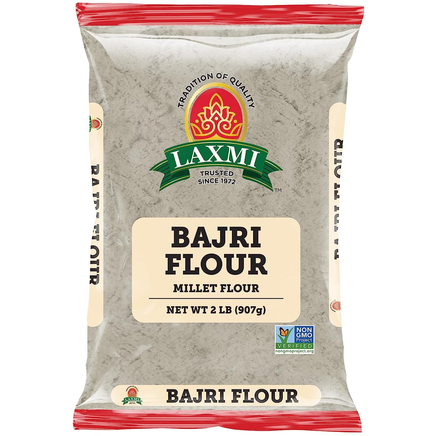 Laxmi Bajri Flour - 2 Lb (907 Gm)