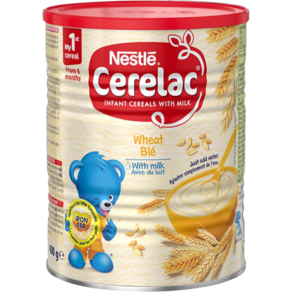 Case of 24 - Nestle Cerelac Wheat With Milk - 400 Gm (14 Oz)