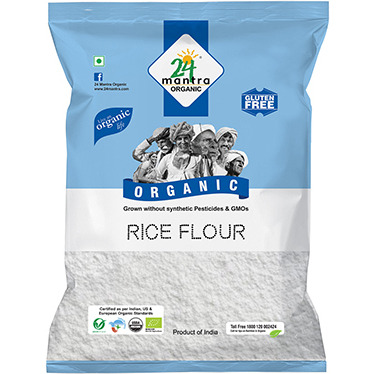 24 Mantra Organic Rice Flour - 2 Lb (908 Gm)