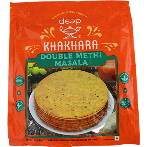 Deep Double Methi Masala Khakhara - 200 Gm (7 Oz)