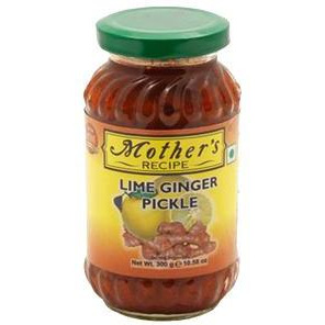 Mother's Recipe Lime Ginger Pickle - 300 Gm (10.6 Oz) [Buy 1 Get 1 Free]