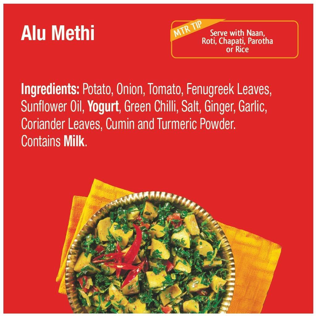 MTR Ready To Eat Alu Methi - 300 Gm (10.5 Oz)