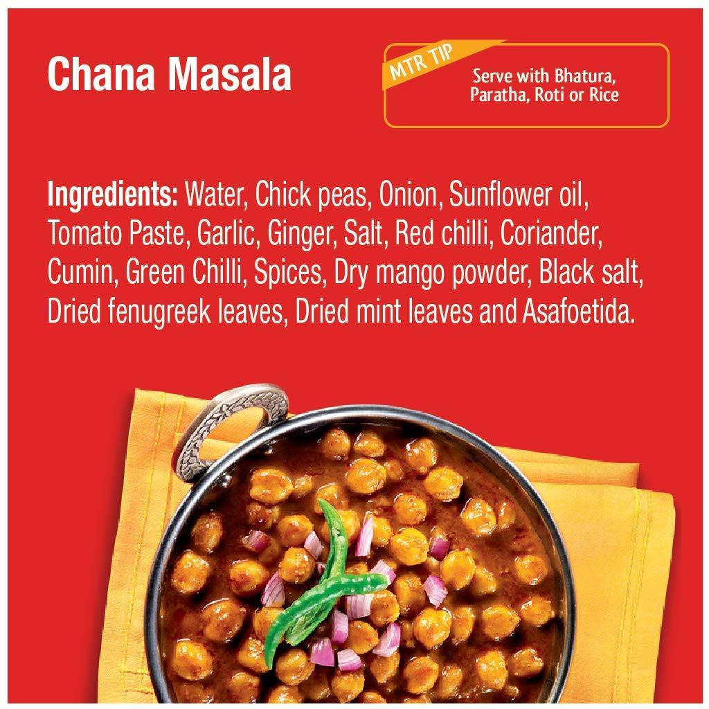 MTR Ready To Eat Chana Masala - 300 Gm (10.5 Oz)