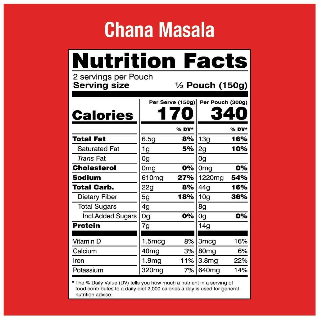 MTR Ready To Eat Chana Masala - 300 Gm (10.5 Oz)
