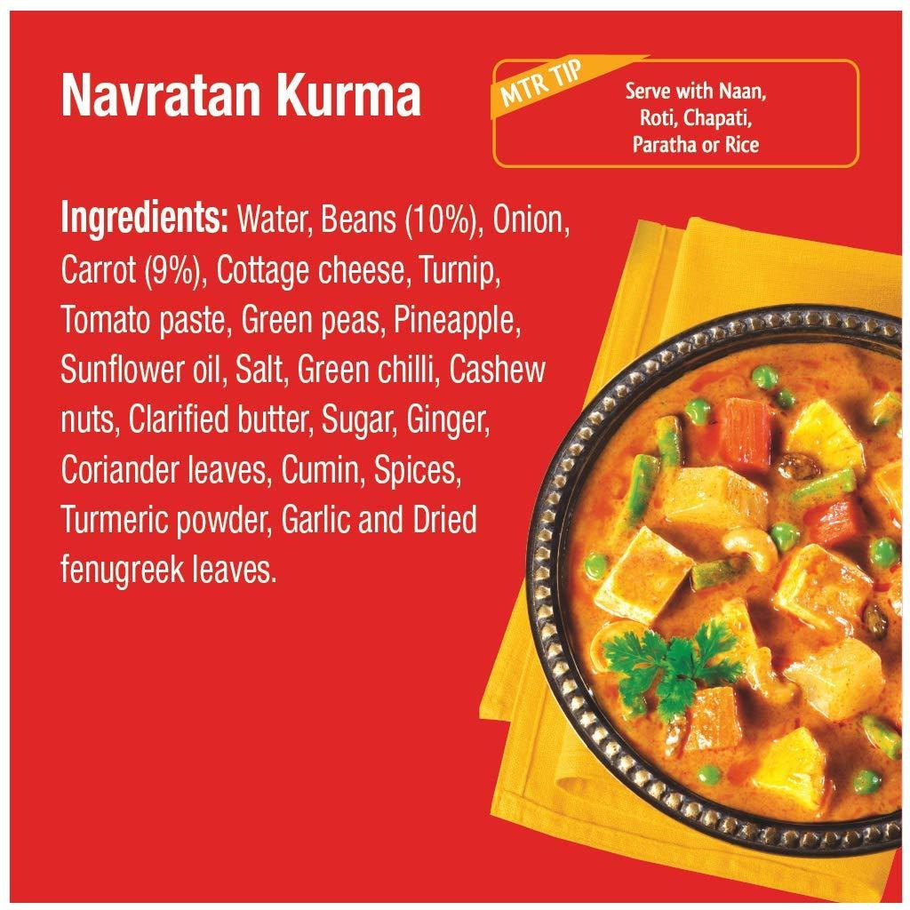 MTR Ready To Eat Navratan Kurma - 300 Gm (10.58 Oz)