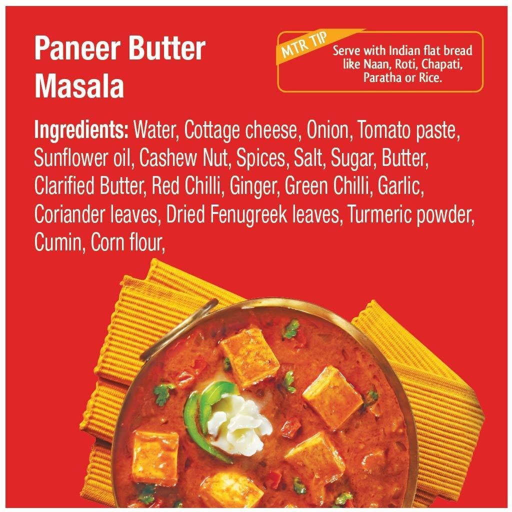 MTR Ready To Eat Paneer Butter Masala - 300 Gm (10.5 Oz)