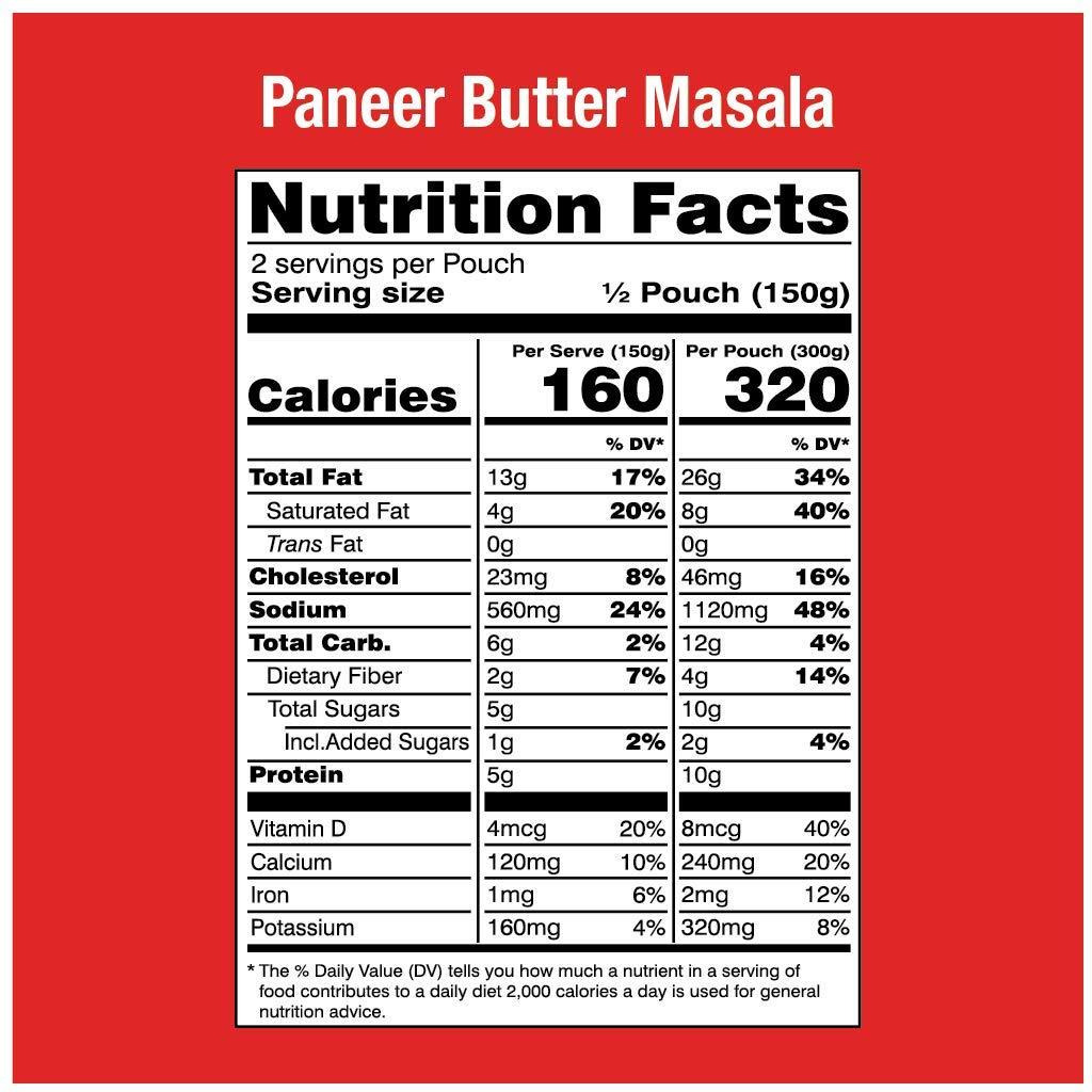 MTR Ready To Eat Paneer Butter Masala - 300 Gm (10.5 Oz)