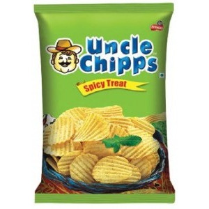 Case of 56 - Uncle Chipps Spicy Treat - 50 Gm (1.7 Oz)