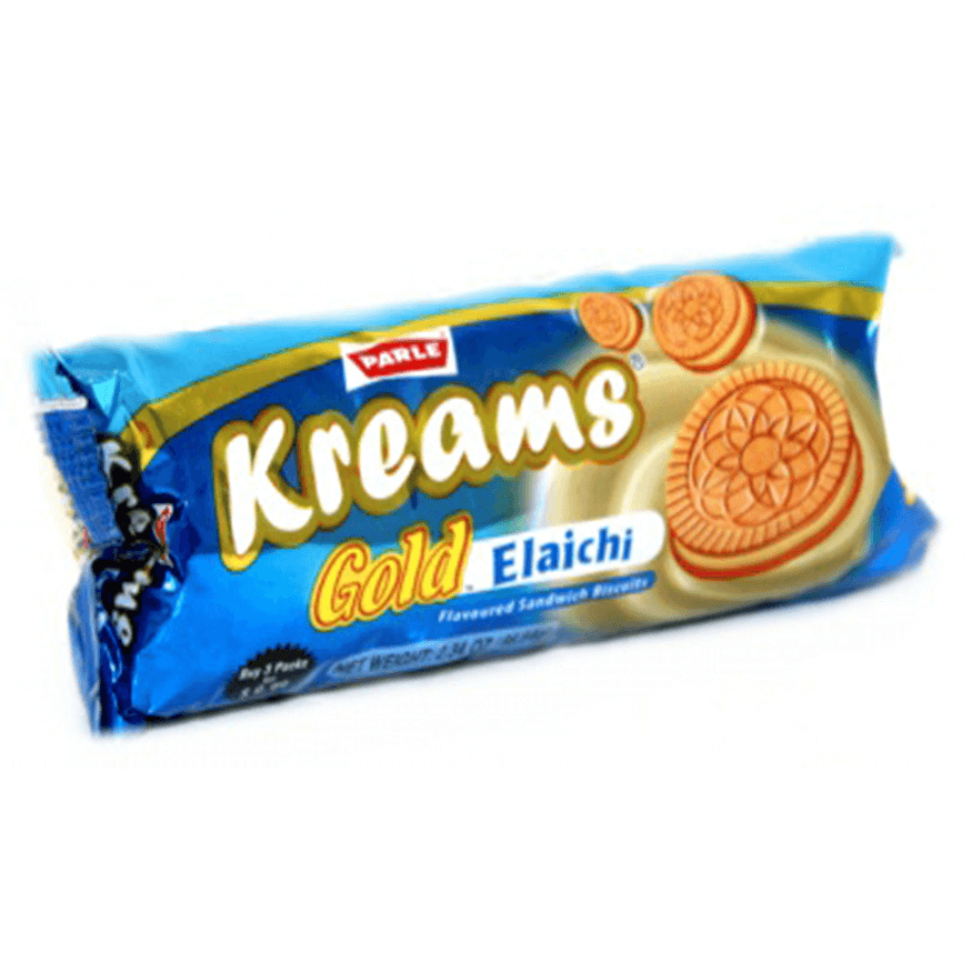 Parle Kreams Gold Elaichi Cookies - 66.72 Gm (2.35 Oz)