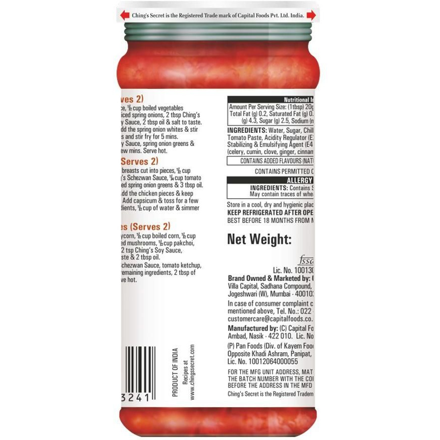 Ching's Secret Schezwan Stir Fry Sauce - 250 Gm (8.8 Oz)