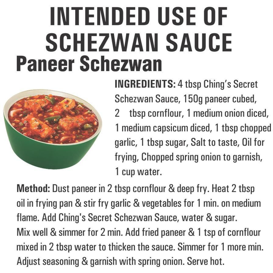 Ching's Secret Schezwan Stir Fry Sauce - 250 Gm (8.8 Oz)