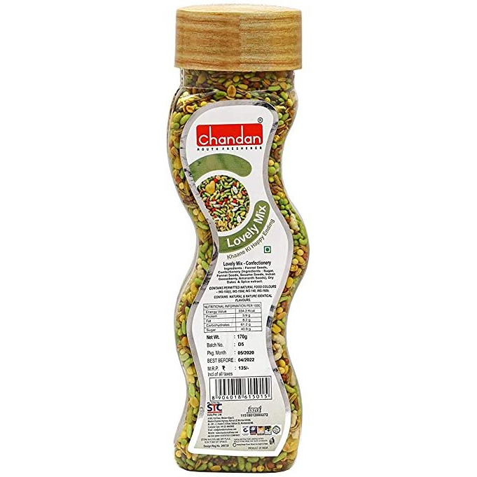Chandan Mouth Freshener Lovely Mukhwas Mix - 170 Gm (6 Oz)