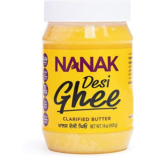 Nanak Pure Desi Ghee - 400 Gm (14 Oz)