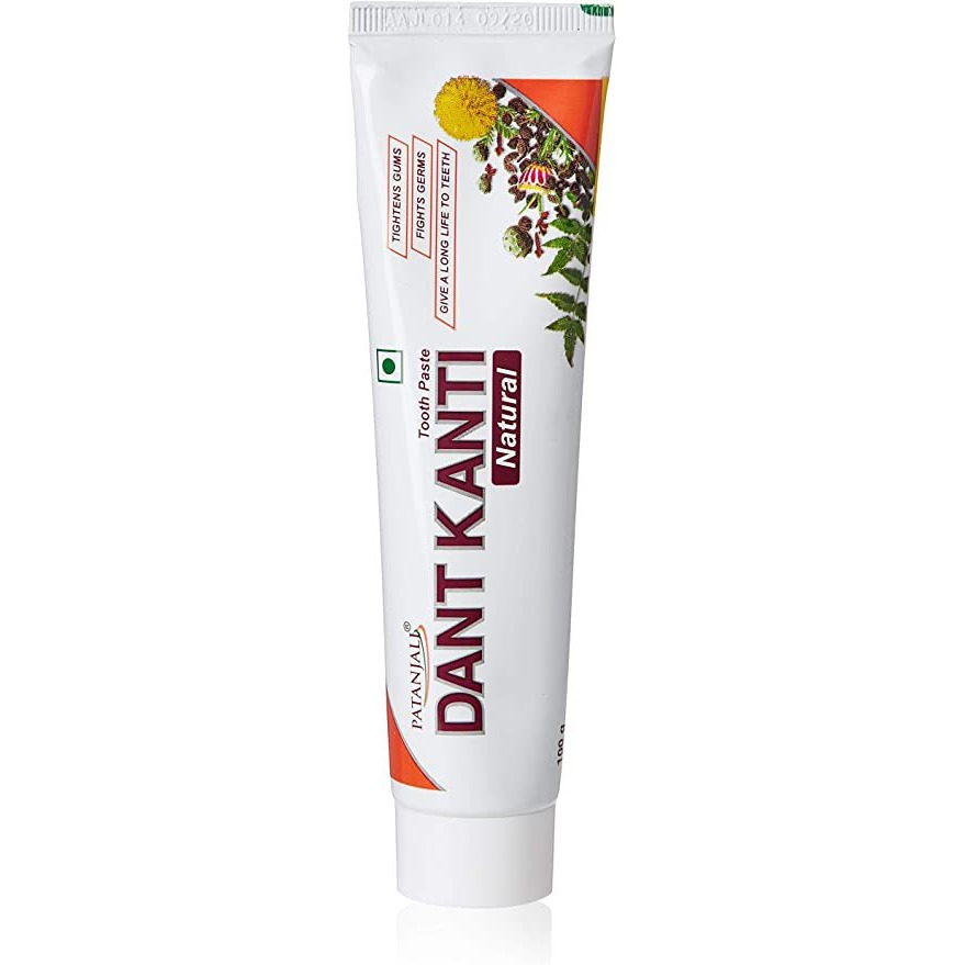 Patanjali Dant Kanti Natural Toothpaste - 100 Gm (3.5 Oz)