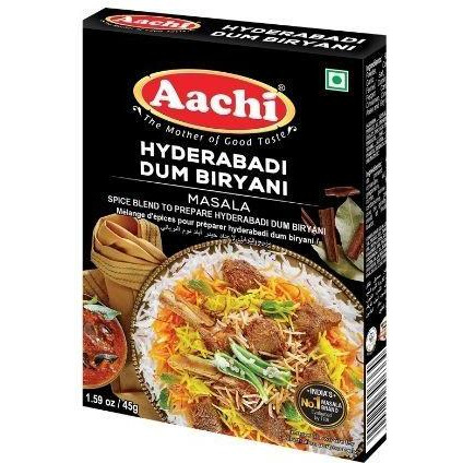 Aachi Hyderabadi Dum Biryani Masala - 45 Gm (1.59 Oz)