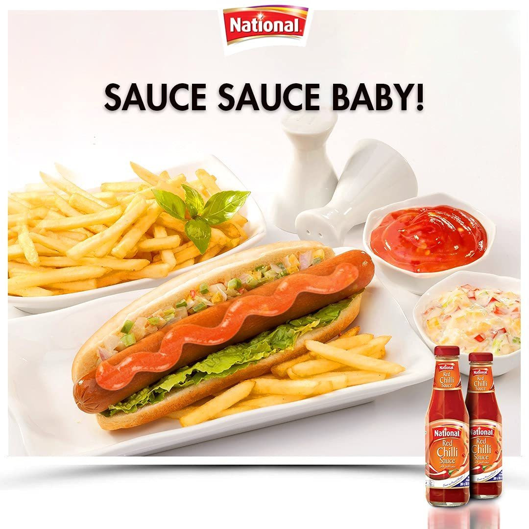 National Red Chilli Sauce - 300 Gm (10.58 Oz)