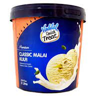 Vadilal Classic Malai Kulfi Ice Cream - 2 L (67.62 Fl Oz)