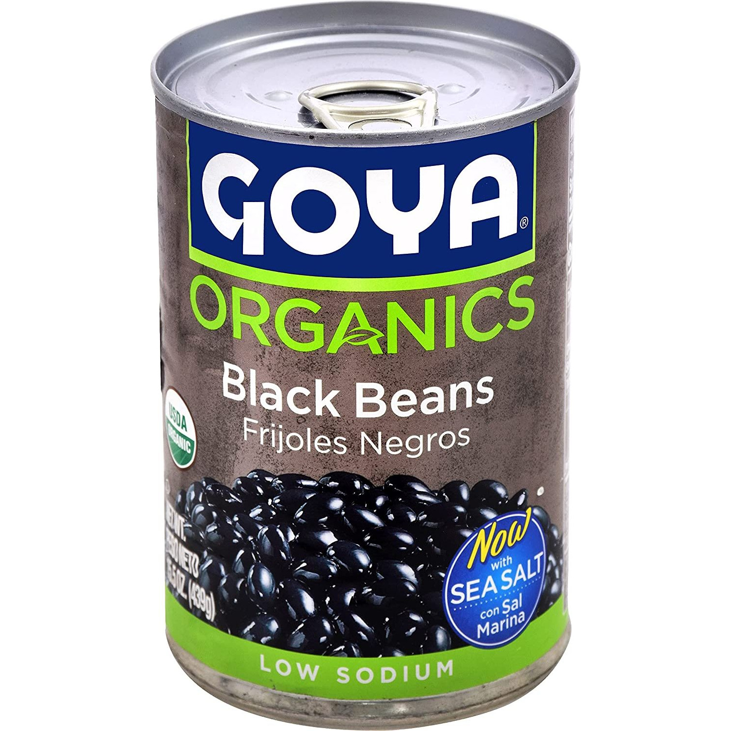 Goya Organics Black Beans - 15.5 Oz (439 Gm)