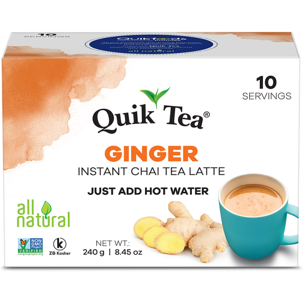 Quik Tea Ginger Chai - 240 Gm (8.45 Oz)