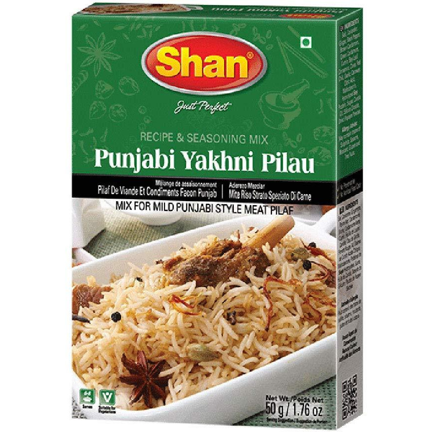 Shan Punjabi Yakhni Pilau Masala - 50 Gm (1.76 Oz)