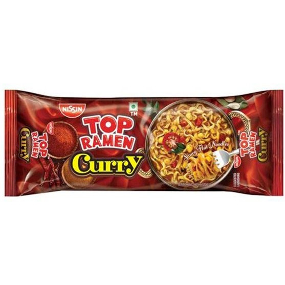 Top Ramen Flat Curry Noodles - 10 Oz (280 Gm)