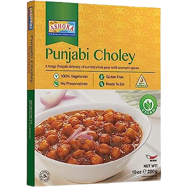 Ashoka Punjabi Choley Vegan Ready To Eat - 10 Oz (280 Gm)