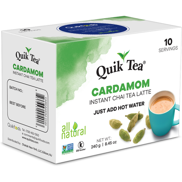 Quik Tea Cardamom Chai Latte - 240 Gm (8.45 Oz)