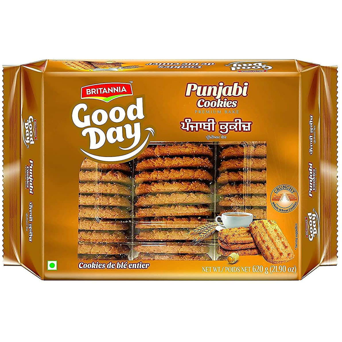 Case of 8 - Britannia Good Day Punjabi Cookies - 620 Gm (21.90 Oz)