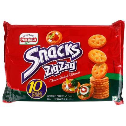 Priyagold Snacks Zigzag - 350 Gm (12.34 Oz) [FS]