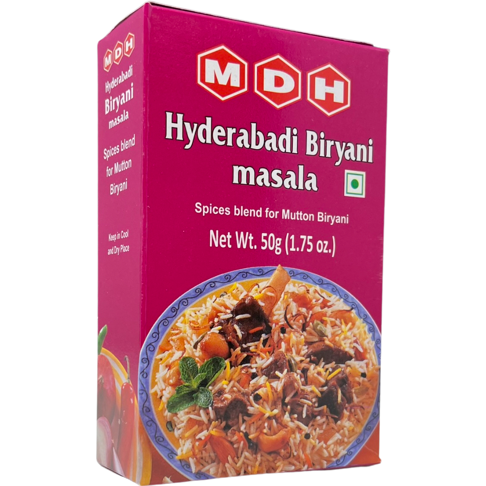 MDH Hyderabadi Biryani Masala - 50 Gm (1.75 Oz)