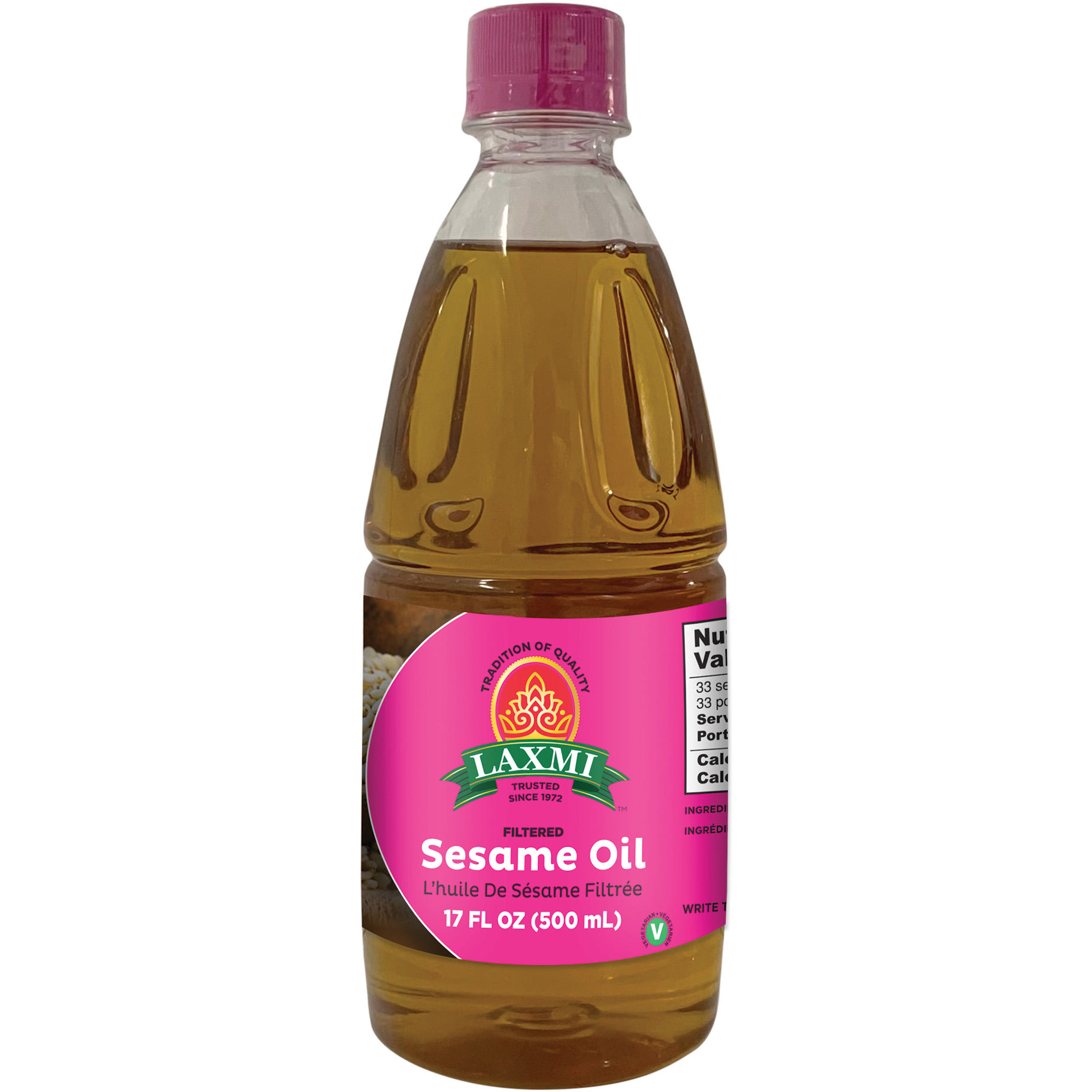 Laxmi Sesame Oil - 17 Fl Oz (500 Ml)