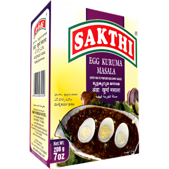 Case of 10 - Sakthi Egg Kuruma Masala - 200 Gm (7 Oz)