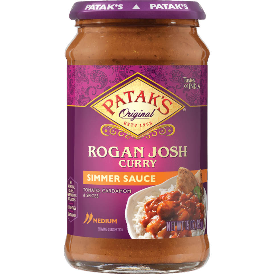 Patak's Rogan Josh Curry Simmer Sauce Medium - 15 Oz (425 Gm) [FS]
