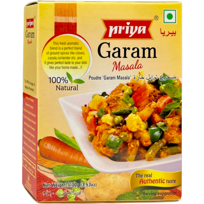 Priya Garam Masala - 100 Gm (3.5 Oz)