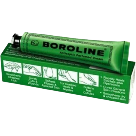 Case of 10 - Boroline Antiseptic Ayurvedic Cream - 20 Gm (0.7 Oz)