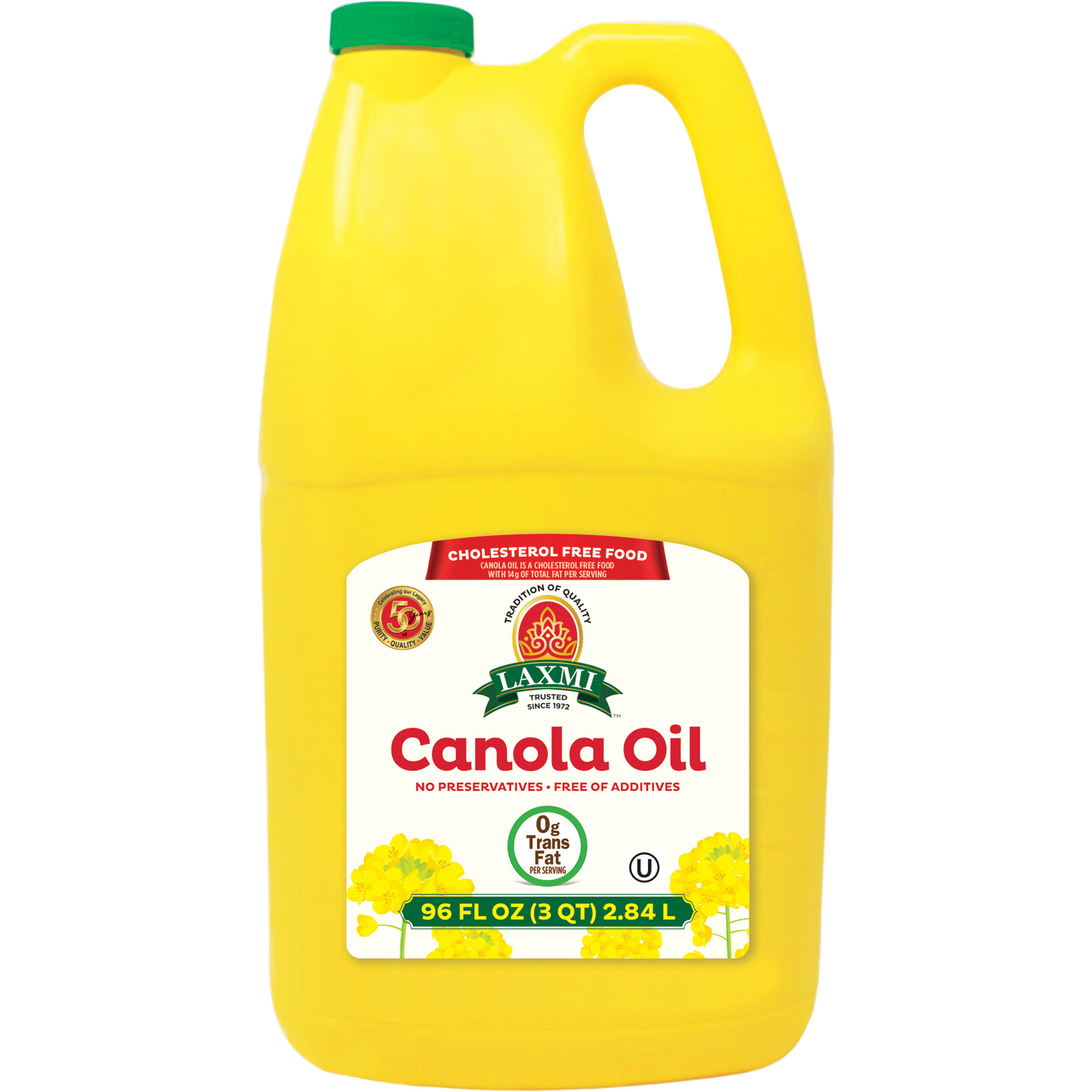 Laxmi Canola Oil - 96 Fl Oz (2.84 L)