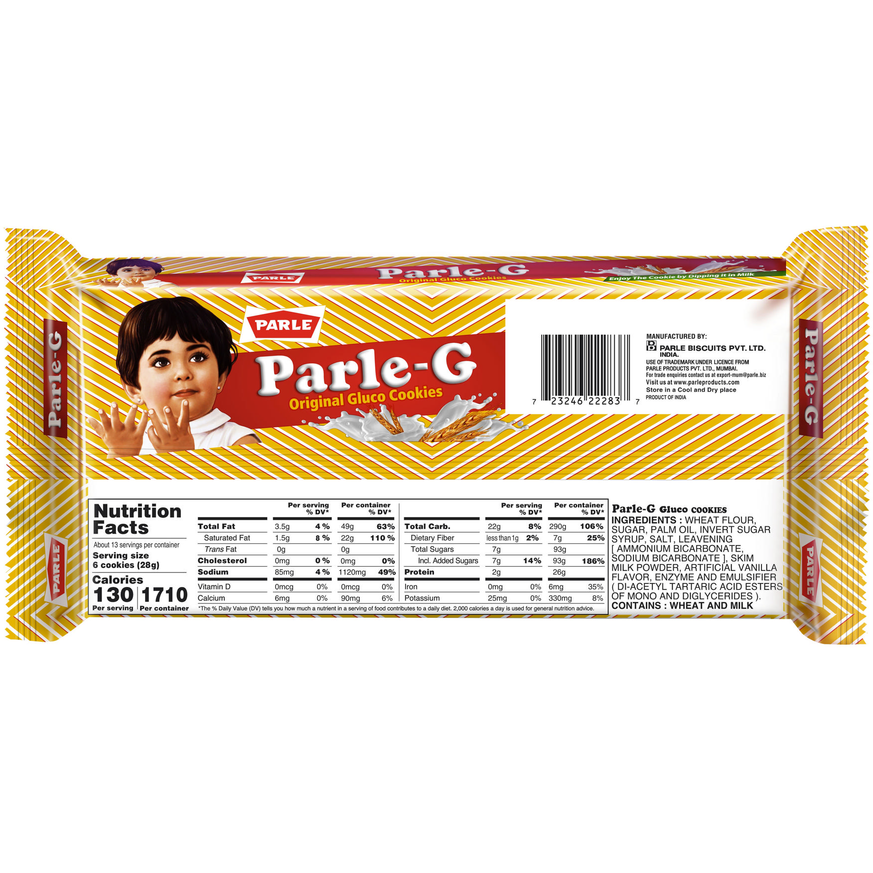 Parle G Biscuit - 376 Gm (13.20 Oz)